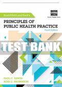 Test Bank For Scutchfield and Keck's Principles of Public Health Practice - 4th - 2017 All Chapters - 9781285182636