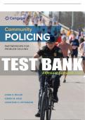 Test Bank For Community Policing: Partnerships for Problem Solving - 8th - 2018 All Chapters - 9781305960817