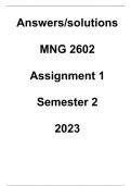 MNG 2602 assignment 1 semester 2 2023 answers 