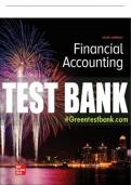 Test Bank For Financial Accounting, 6th Edition All Chapters - 9781260786521