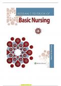 TEST BANK FOR ROSDAHL'S TEXTBOOK OF BASIC NURSING12TH EDITION BY CAROLINE ROSDAHL (Covers Complete Chapters 1-103 with Answer Key Included)