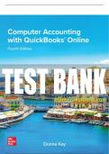 Test Bank For Computer Accounting with QuickBooks Online, 4th Edition All Chapters - 9781266787256