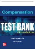 Test Bank For Compensation, 14th Edition All Chapters - 9781264080908