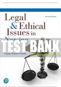Test Bank For Legal & Ethical Issues in Nursing 7th Edition All Chapters - 9780134701233