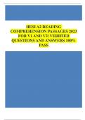 HESI A2 READING COMPREHENSION PASSAGES 2023 FOR V1 AND V2