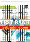 Test Bank For Scutchfield and Keck's Principles of Public Health Practice - 4th - 2017 All Chapters - 9781285182636