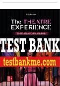 Test Bank For The Theatre Experience, 15th Edition All Chapters - 9781264300914