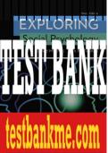 Test Bank For Exploring Social Psychology, 9th Edition All Chapters - 9781260254112