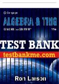 Test Bank For Algebra & Trig - 11th - 2022 All Chapters - 9780357452080