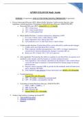 AP BSN EXAM III Study Guide Updated