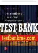 Test Bank For International Financial Management, 9th Edition All Chapters - 9781260013870