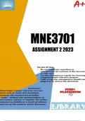 MNE3701 Assignment 2 Semester 2 2023