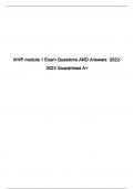 AHIP module 1 Exam Questions AND Answers  2022-2023 Guaranteed A+