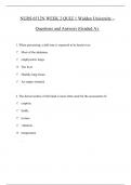 Walden University NURS 6512N WEEK 2 QUIZ 1  – Questions and Answers (Graded A).