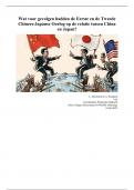 De Chinees Japanse Oorlog - Geschiedenis PO VWO5