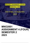 MNO2601 ASSIGNMENT 4 SEMESTER 2 2023 (DUE 25 SEPTEMBER 2023)