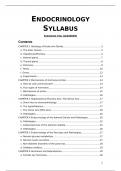 Endocrinology Syllabus