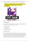 TEST BANK FOR Maternity and Womens Health Care 12th Edition Lowdermilk Chapter 1 37 WELL ENLIGHTEN.