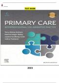 Test Bank for Primary Care-Interprofessional Collaborative Practice 6th Edition by Terry Mahan Buttaro, JoAnn Trybulski, Patricia Polgar-Bailey & Joanne Sandberg-Cook - Complete, Elabrated and Latest Test bank ALL Chapters 1-23 included-Updated for 2023
