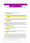 NR 601 MIDTERM EXAM QUESTIONS AND ANSWERS 2022/2023