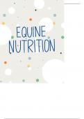 Equine Nutrition 