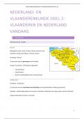 Samenvatting Nederland- en Vlaanderenkunde 