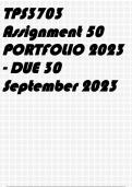 TPS3703 Assignment 50 PORTFOLIO 2023 - DUE 30 September 2023