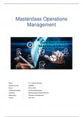 Scriptie Operations Management (BPM) 