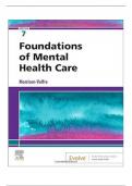 Test Bank For Foundations of Mental Health Care 7th Edition by Morrison-Valfre||ISBN NO-10,0323661823||ISBN NO-13,978-0323661829||All Chapters||Complete Guide A+