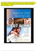 Test Bank For Maternal Child Nursing Care 7th Edition By   Shannon E. Perry, Marilyn J. Hockenberry, Mary Catherine Cashion (Complete With All Chapters 1-50) 