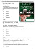 Test Bank For Physical Examination and Health Assessment 9th Edition by Jarvis All Chapters |Complete Guide Newest Version 2023 