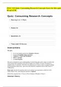 PSYC 515 Quiz: Consuming Research Concepts Score for this quiz: 48 out of 50.