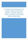 Test Bank for Microbiology, An Introduction, 15th Edition, Gerard J. Tortora, Berdell R. Funke, Christine L. Case, Derek Weber, Warner Bair