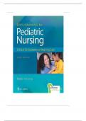 Test Bank for Pediatric Nursing: Critical Components of Nursing Care 3rd Edition, (2022,Rudd)  /  1 To 22 Complete Chapters Guide