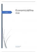 Economics&Finance (FIN) syllabus samenvatting (Propedeusejaar)
