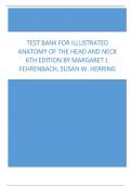 Test Bank for Illustrated Anatomy of the Head and Neck 6th Edition by Margaret J. Fehrenbach, Susan W. Herring