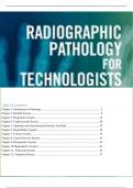 RADIOGRAPHIC_PATHOLOGY_FOR_TECHNOLOGISTS_6TH_EDITION QUESTIONS AND CORRECT ANSWERS () | A+ GURANTEED