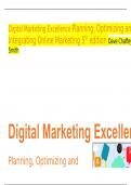 Digital Marketing Excellence Planning, Optimizing and Integrating Online Marketing 5th edition Dave Chaffey & PR Smith.