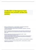   DLMBLSE01-5 Management Tools questions and answers verified and updated.