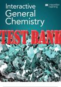 TEST BANK for Interactive General Chemistry by Macmillan Learning. ISBN-13 978-1319257866 (Complete 23 Chapters)