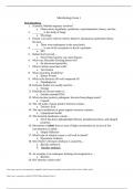 BIOL 2013 Microbiology Exam 1 QUESTIONS WITH 100% CORRECT ANSWERS/ A+ GRADE