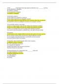  BMEN 1208 physiologyexam1_QUESTIONS WITH 100% CORRECT ANSWERS/ A+ GRADE