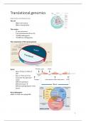 Summary Translational Genomics (NWI-BM072)