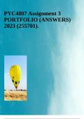 PYC4807 Assignment 3 PORTFOLIO (ANSWERS) 2023 (255701)