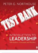 Introduction to Leadership Concepts and Practice 5th Edition Test Bank