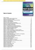 Test bank For Varcarolis' Foundations of Psychiatric-Mental Health Nursing A Clinical Approach 8th Edition All chapters |Complete Guide