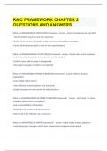 RMC FRAMEWORK CHAPTER 2 QUESTIONS AND ANSWERS