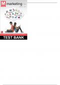 Test Bank for M Marketing 5th Edition by Grewal 