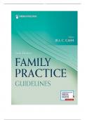 Test Banks For Family Practice Guidelines 6th Edition by Jill C. Cash; Cheryl A. Glass; ‎Jenny Mullen||Chapter 1-23||ISBN-10,0826173543||ISBN-13,978-0826173546||A+ guide