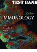 Kuby Immunology Covid-19 Digital Update, 8e Jenni Punt, Sharon Stranford, Patricia Jones, Judy Owe Test Bank